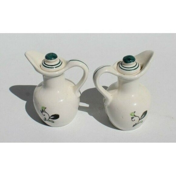 Vintage Japan Ceramic Oil & Vinegar Dispenser Bottle Cruet Chicken Rooster Motif - Picture 3 of 7